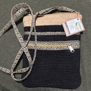 Black and Tan Crossbody Bag